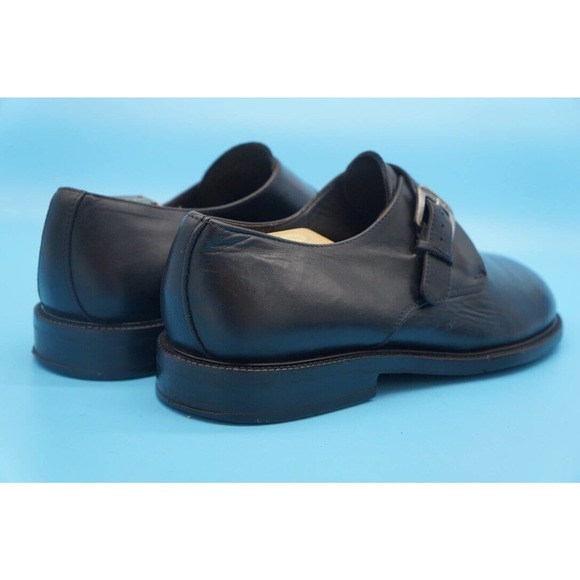 BIRKENSTOCKS FOOTPRINTS CLASSIC BLACK OXFORD MONK STRAP SIZE 45 - Picture 4 of 14